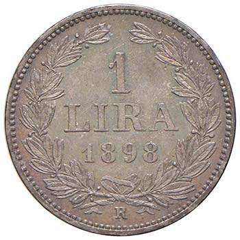 SAN MARINO Lira 1898 - Gig. 27 AG ... 