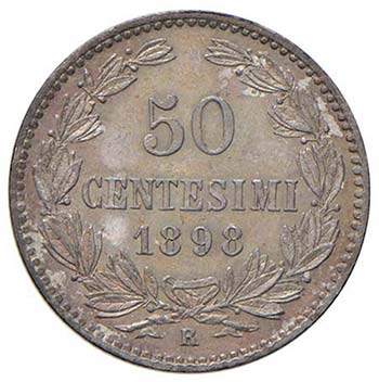 SAN MARINO 50 Centesimi 1898 - ... 