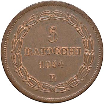 PIO IX (1846-1870)  5 Baiocchi ... 
