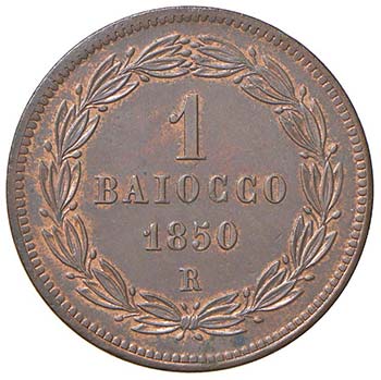Pio IX (1846-1870) Baiocco 1850 A. ... 