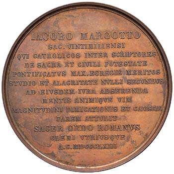 Giacomo Margotti - Medaglia 1863 - ... 