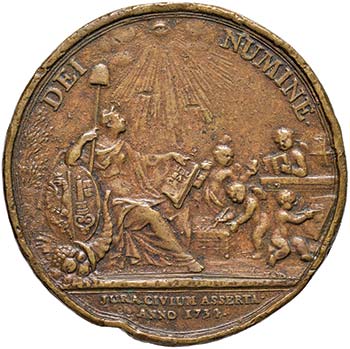SVIZZERA - Medaglia 1734 Elezione ... 