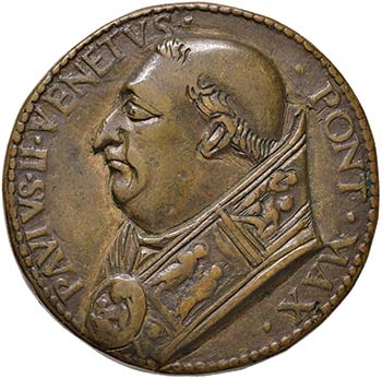 Paolo II (1464-1471) Medaglia - AE ... 
