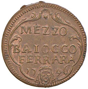 Benedetto XIV (1740-1758) Ferrara ... 