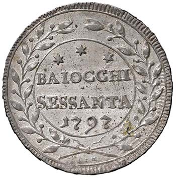 Pio VI (1775-1799) 60 Baiocchi ... 