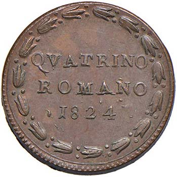 Leone XII (1823-1829) Quattrino ... 