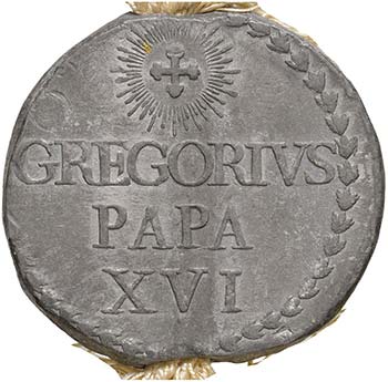 Gregorio XVI (1831-1846) Bolla – ... 