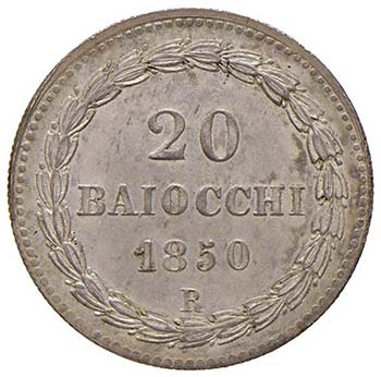 Pio IX (1846-1870) 20 Baiocchi ... 
