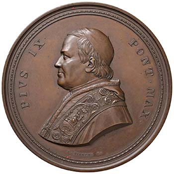 Pio IX (1846-1870) Medaglia 1861 ... 