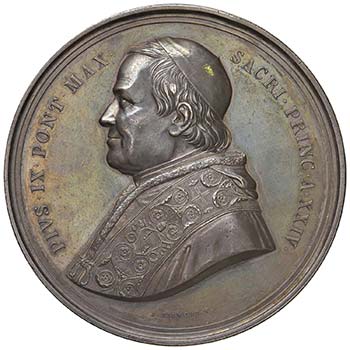 Pio IX (1846-1870) Medaglia 1869 ... 