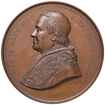 Pio IX (1846-1870) Medaglia 1869 A ... 