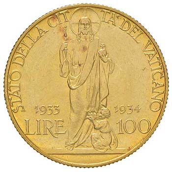 PIO XI (1922-1938) 100 Lire ... 