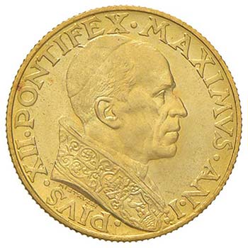 Pio XII (1939-1958) 100 Lire 1939 ... 