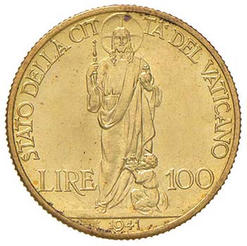 Pio XII (1939-1958) 100 Lire 1941 ... 
