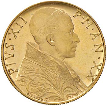 Pio XII (1939-1958) 100 Lire 1958 ... 
