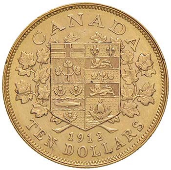 CANADA George V (1910-1936) 10 ... 