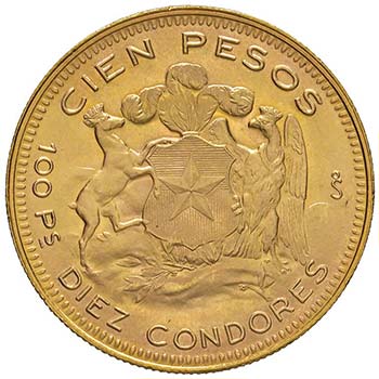 CILE 100 Pesos 1954 – Fr. 54 AU ... 