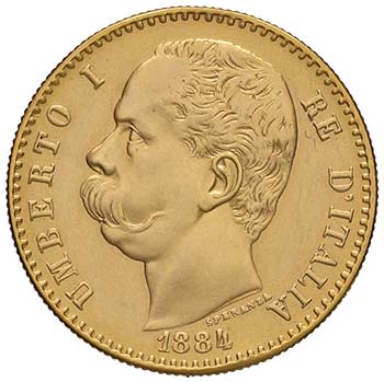 Umberto I (1878-1900) 50 Lire 1884 ... 