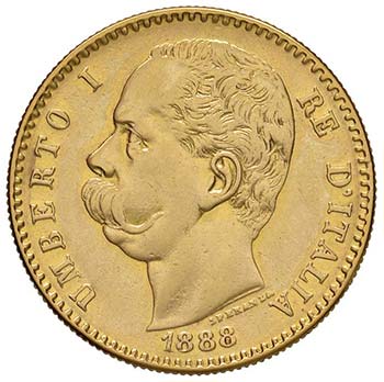 Umberto I (1878-1900) 50 Lire 1888 ... 