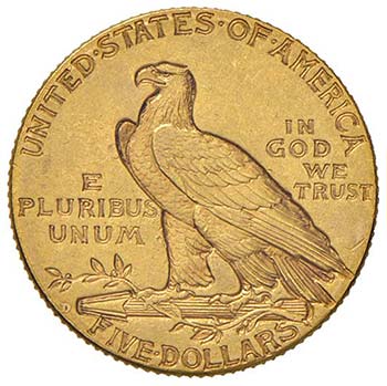 USA 5 Dollari 1908 D – Fr. 151 ... 