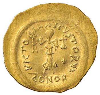 Giustino I (565-578) Tremisse ... 
