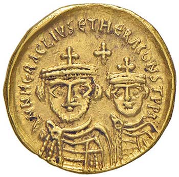 Eraclio (610-641) Solido (Ravenna) ... 