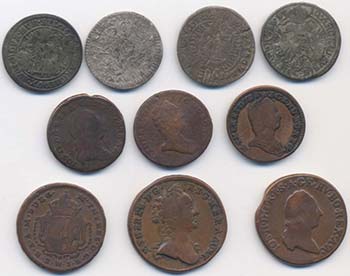 AUSTRIA Lotto di 10 monete diverse ... 