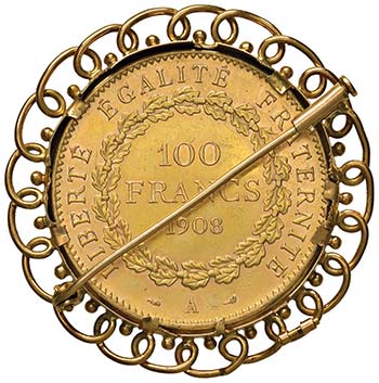 FRANCIA 100 Franchi 1908 - KM 858; ... 