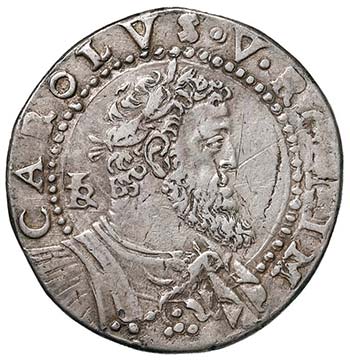 NAPOLI Carlo V (1516-1556) Mezzo ... 