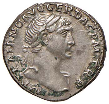 Traiano (103-111) Denario - Busto ... 
