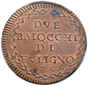 Pio VI (1774-1799) Foligno – 2 ... 