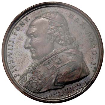 Pio VIII (1829-1830) Medaglia 1829 ... 