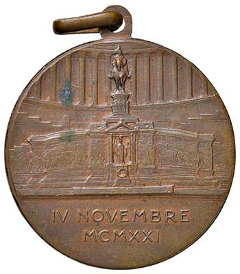 Medaglia 1921 Ignoto militi - AE ... 