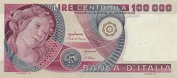 Banca d’Italia – 100.000 Lire ... 