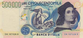 Banca d’Italia – 500.000 Lire ... 