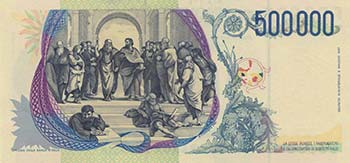 Banca d’Italia – 500.000 Lire ... 