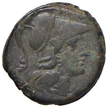 Atilia - Triens (148 a.C.) Testa ... 