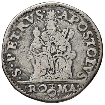 Paolo IV (1555-1559) Testone – ... 