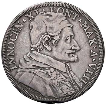 Innocenzo XI (1676-1689) Piastra ... 