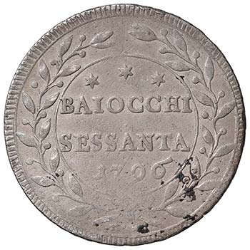 Pio VI (1774-1799) 60 Baiocchi ... 