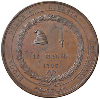 BRESCIA Medaglia 1797 Presa del ... 