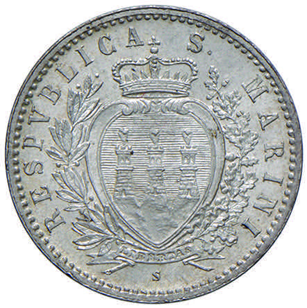 SAN MARINO 50 centesimi 1898 – ... 