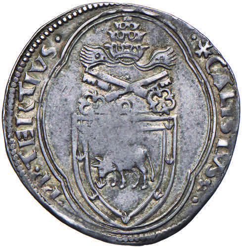 Calisto III (1455-1458) Grosso – ... 