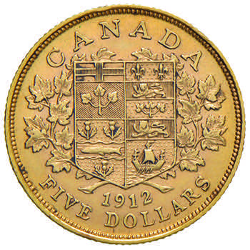 CANADA George V (1910-1936) 5 ... 