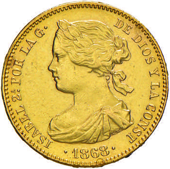 SPAGNA Isabel II (1833-1868) 10 ... 