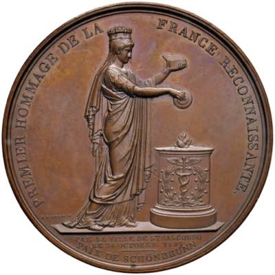 Medaglia 1809 Pace di Vienna - D/ ... 