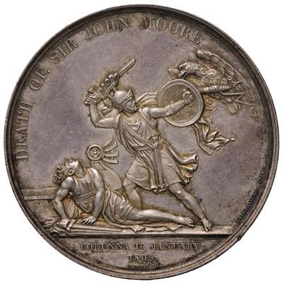 Medaglia 1809 Battaglia di Corunna ... 