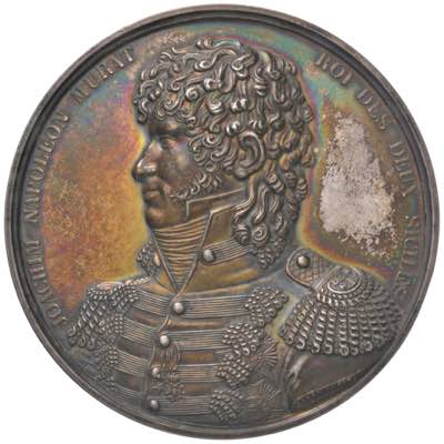 Medaglia 1815 Morte di Murat - D/ ... 