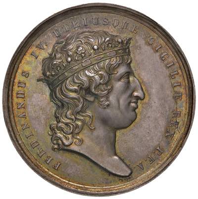 Medaglia 1815 Ferdinando IV grato ... 