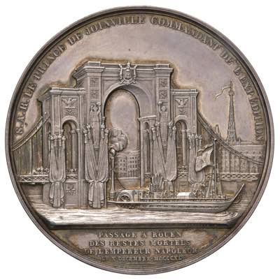 Medaglia 1840 Passaggio a Rouen ... 